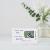 Schnauzer-Visitekaartjes Visitekaartje (Staand voorkant)