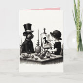 Schnauzer Vouwkaart Kaart (Voorkant)