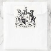 Schnauzer Wapenschild Sticker (Tas)