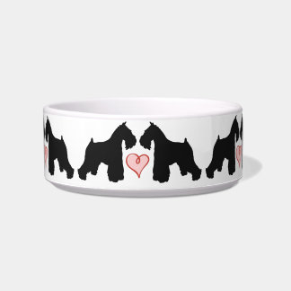 Schnauzer Water and Food Bowl Voerbakje