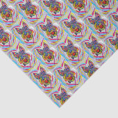 Schnauzer-weefselpapier Tissuepapier (Detail)