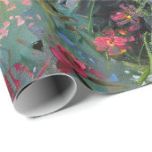 Schnauzer Wildflower Decoupage Cadeaupapier (Rol Hoek)