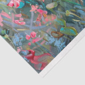 Schnauzer Wildflower Decoupage Tissuepapier (Detail)