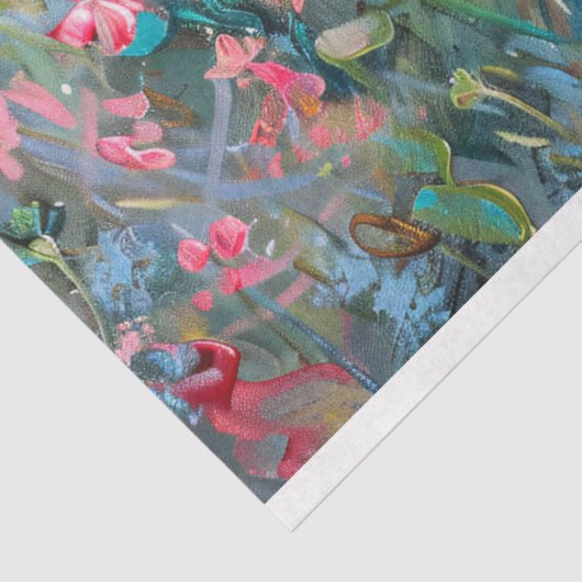 Schnauzer Wildflower Decoupage Tissuepapier (Detail)