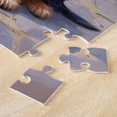 Schnauzer Wisteria Straatkunst Legpuzzel (Zijkant)