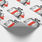 Schnauzer Wrapping paper Cadeaupapier (Hoek)