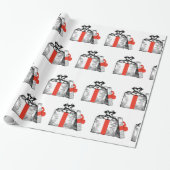 Schnauzer Wrapping paper Cadeaupapier (Uitgerold)