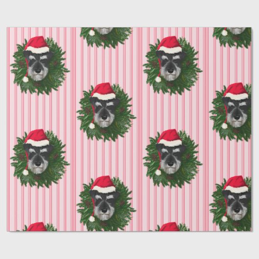 Schnauzer Wrapping Paper Cadeaupapier (Vlak)