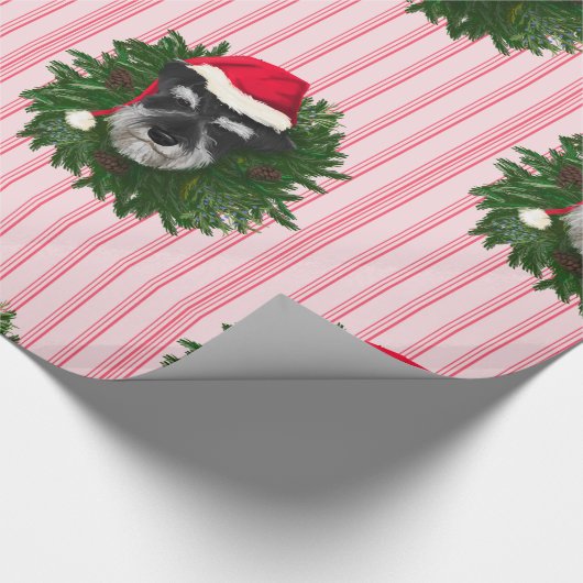 Schnauzer Wrapping Paper Cadeaupapier (Hoek)