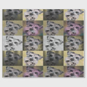 Schnauzer Wrapping Paper voor alle gelegenheden Cadeaupapier (Vlak)