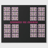 Schnauzer Wrpping Paper Cadeaupapier (Vlak)