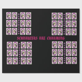 Schnauzer Wrpping Paper Cadeaupapier