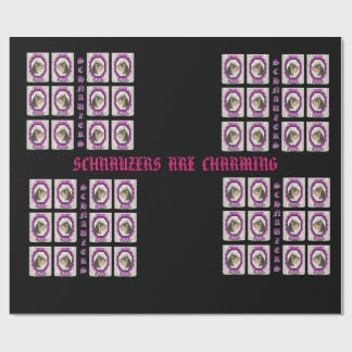 Schnauzer Wrpping Paper Cadeaupapier