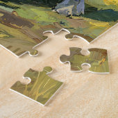 Schnauzer Zonnig Landschap Kunst Legpuzzel (Zijkant)