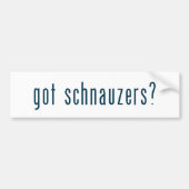 schnauzers bumpersticker (Voorkant)