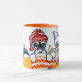 Schnauzers en nossen mok (Midden)