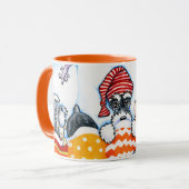 Schnauzers en nossen mok (Voorkant links)