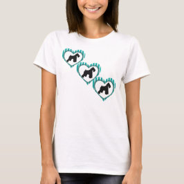 Schnauzers Hearts en Stripes Shirt