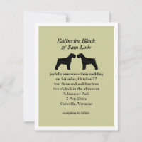 Schnauzers Huwelijksaankondiging