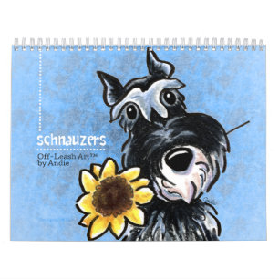 Schnauzers off-Leash Art™ Vol 1 Kalender