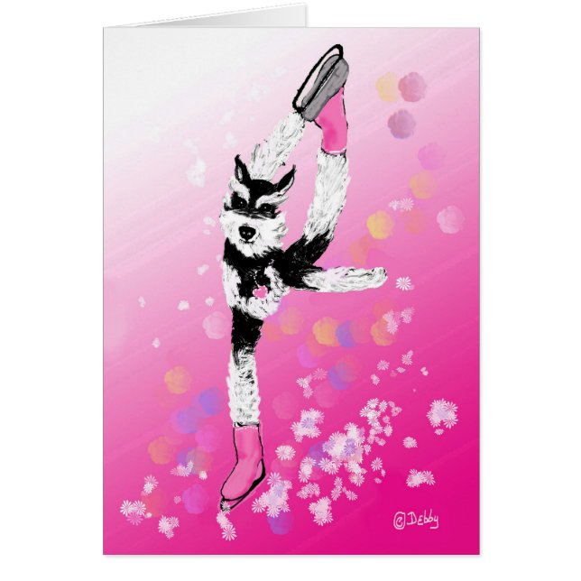 Schnauzers op ijs II (Voorkant)