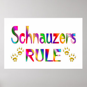 Schnauzers-regel Poster