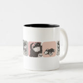 Schnauzers Tweekleurige Koffiemok (Voorkant rechts)