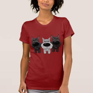 Schnauzers - Uitzicht Nose en Butt T-shirt