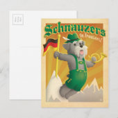 Schnauzers with Trousers Briefkaart (Voorkant / Achterkant)
