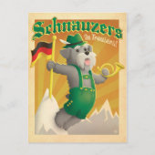 Schnauzers with Trousers Briefkaart (Voorkant)