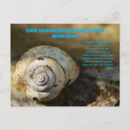 Schneckenpost Briefkaart
