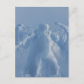 Schnee-Engel Briefkaart (Voorkant)