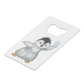 Schneeballschlacht  creditkaart flessenopener (Achterkant Gekanteld)