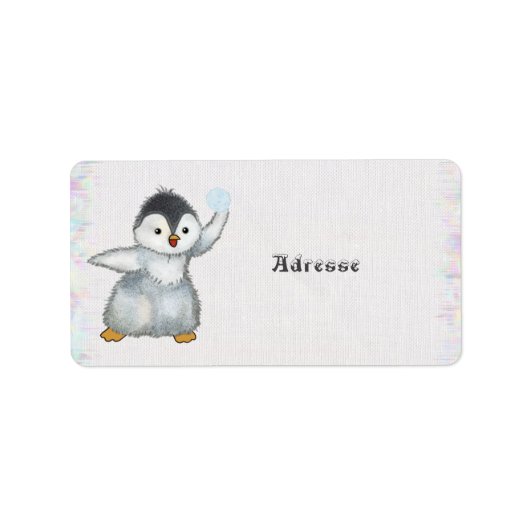 Schneeballschlacht Etiket (Voorkant)