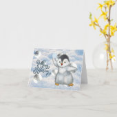 Schneeballschlacht Karte Kaart (Gele Bloem)