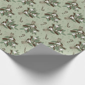 Schneebeeren Cadeaupapier (Hoek)