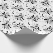 Schneebeeren Cadeaupapier (Hoek)