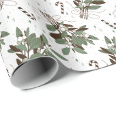 Schneebeeren Cadeaupapier (Rol Hoek)