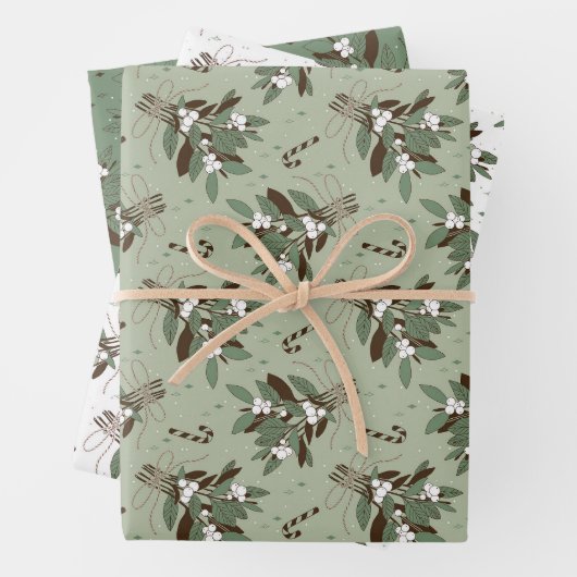 Schneebeeren Inpakpapier Vel (In situ)