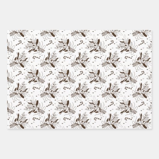 Schneebeeren Inpakpapier Vel (Voorkant 3)