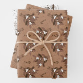 Schneebeeren Inpakpapier Vel (In situ)