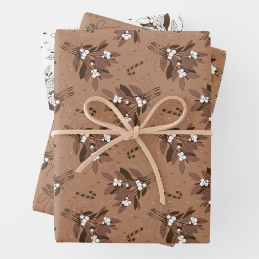 Schneebeeren Inpakpapier Vel (In situ)