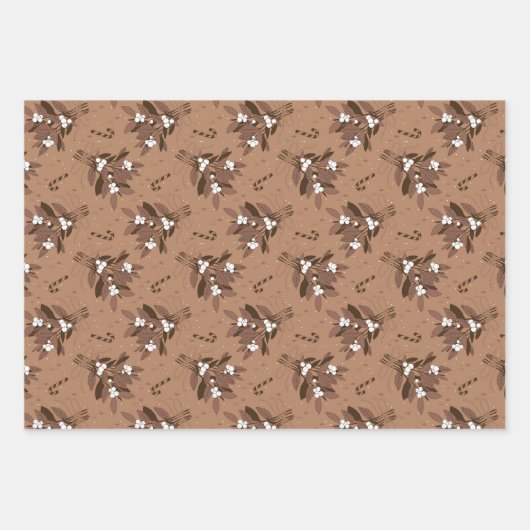 Schneebeeren Inpakpapier Vel (Voorkant)