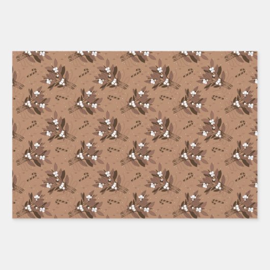 Schneebeeren Inpakpapier Vel (Voorkant 3)