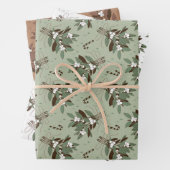 Schneebeeren Inpakpapier Vel (In situ)