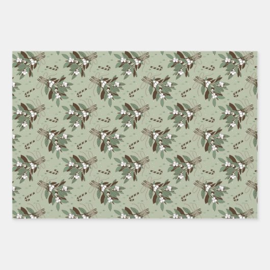 Schneebeeren Inpakpapier Vel (Voorkant)