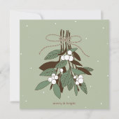 Schneebeeren. Karte. (Voorkant)