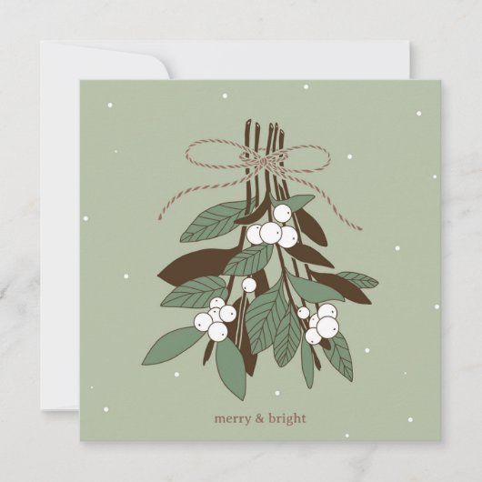 Schneebeeren. Karte. (Voorkant)