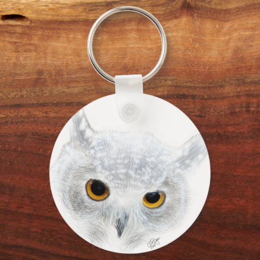Schneeeule Sleutelhanger (Voorkant)