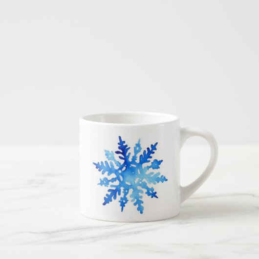 Schneeflocke Espresso Tasse Kop (Rechts)